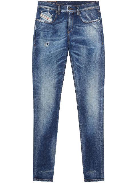 2019 D-Strukt 09G89 slim-cut jeans by DIESEL