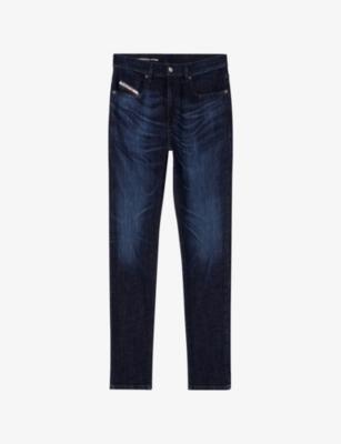 2019 D-Strukt 0adbl Slim-Leg Denim Jeans by DIESEL