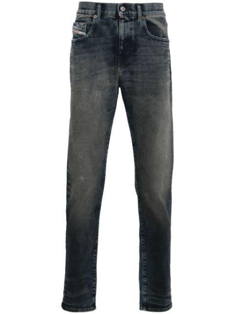 2019 D-Strukt mid-rise slim-cut jeans by DIESEL