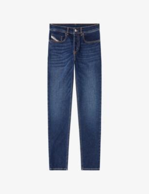 2023 D-Finitive 0adbg Tapered-Leg Denim Jeans by DIESEL