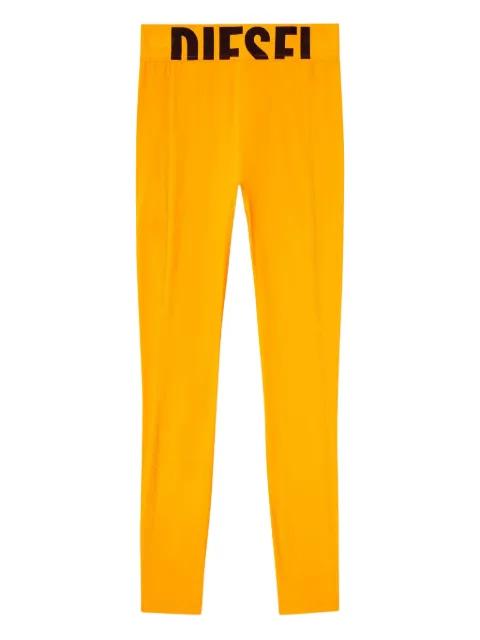 Adeline-D-Pop logo-detail trousers by DIESEL