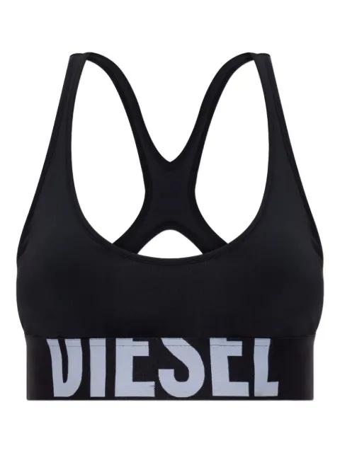 Allison-D-Pop logo-embellish sports bra by DIESEL