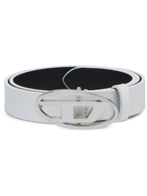 B-1DR logo-buckle leather belt by DIESEL