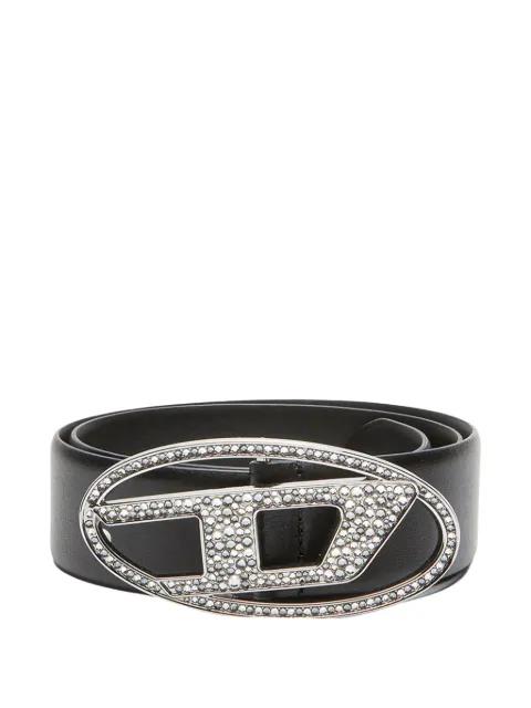 B-1dr Strass leather belt by DIESEL