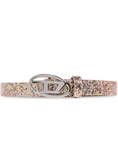 B-1dr logo-buckle belt by DIESEL