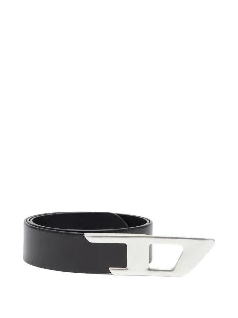 B-D Logo 2.0 leather belt by DIESEL