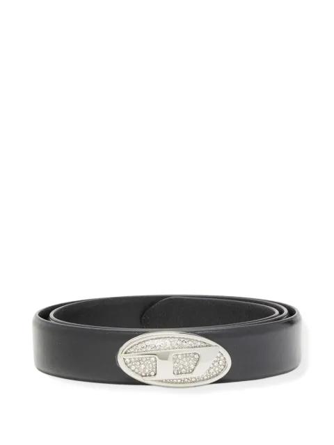 B-DD crystal-embellished belt by DIESEL
