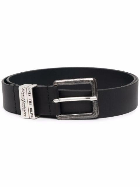 B-Guarantee-A leather belt by DIESEL