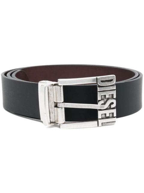 B-Shift II leather belt by DIESEL