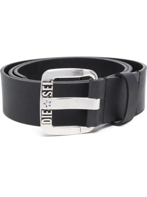 B-Star II leather belt by DIESEL