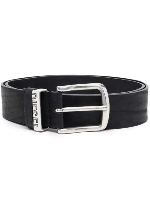 B-Visible leather belt by DIESEL