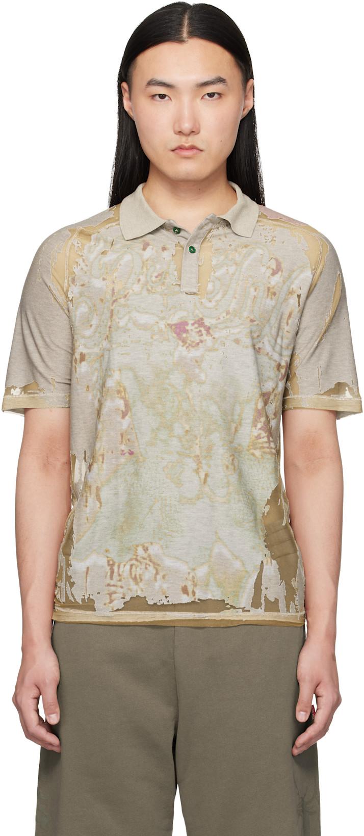 Beige T-Hector Polo by DIESEL
