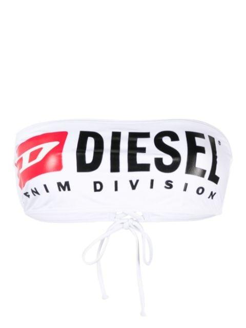 Bfb-Bryna logo-print bikini top by DIESEL