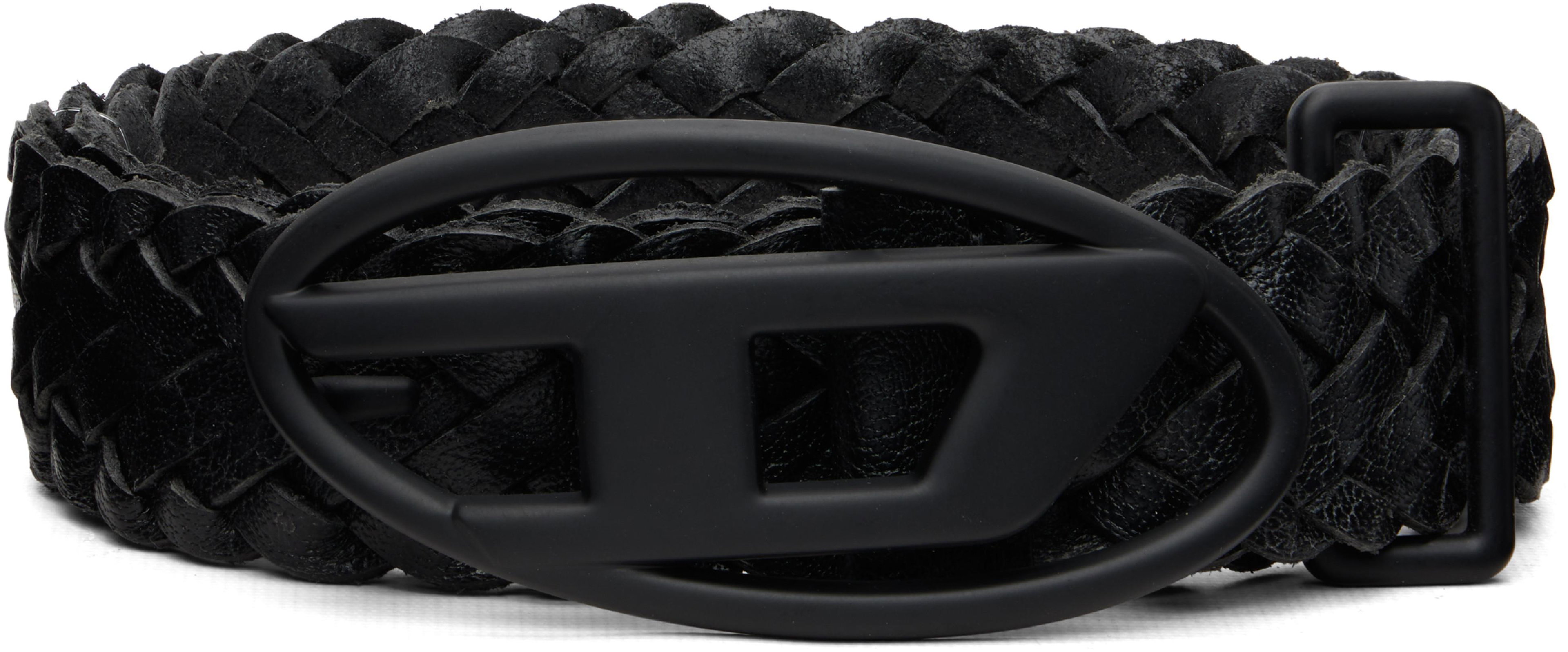 Black B-1dr Braidered Belt by DIESEL