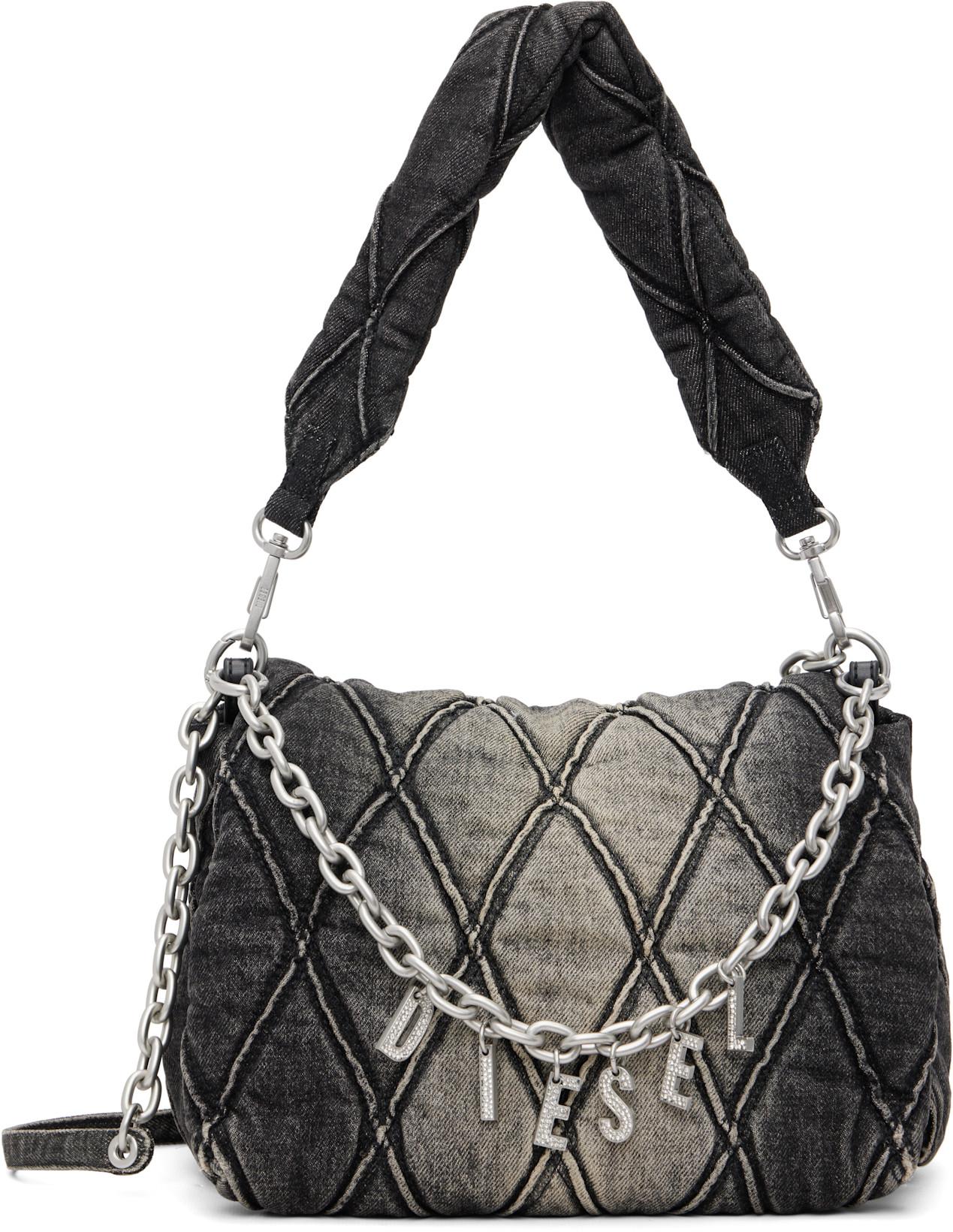 Black Charm-D Shoulder M Bag by DIESEL