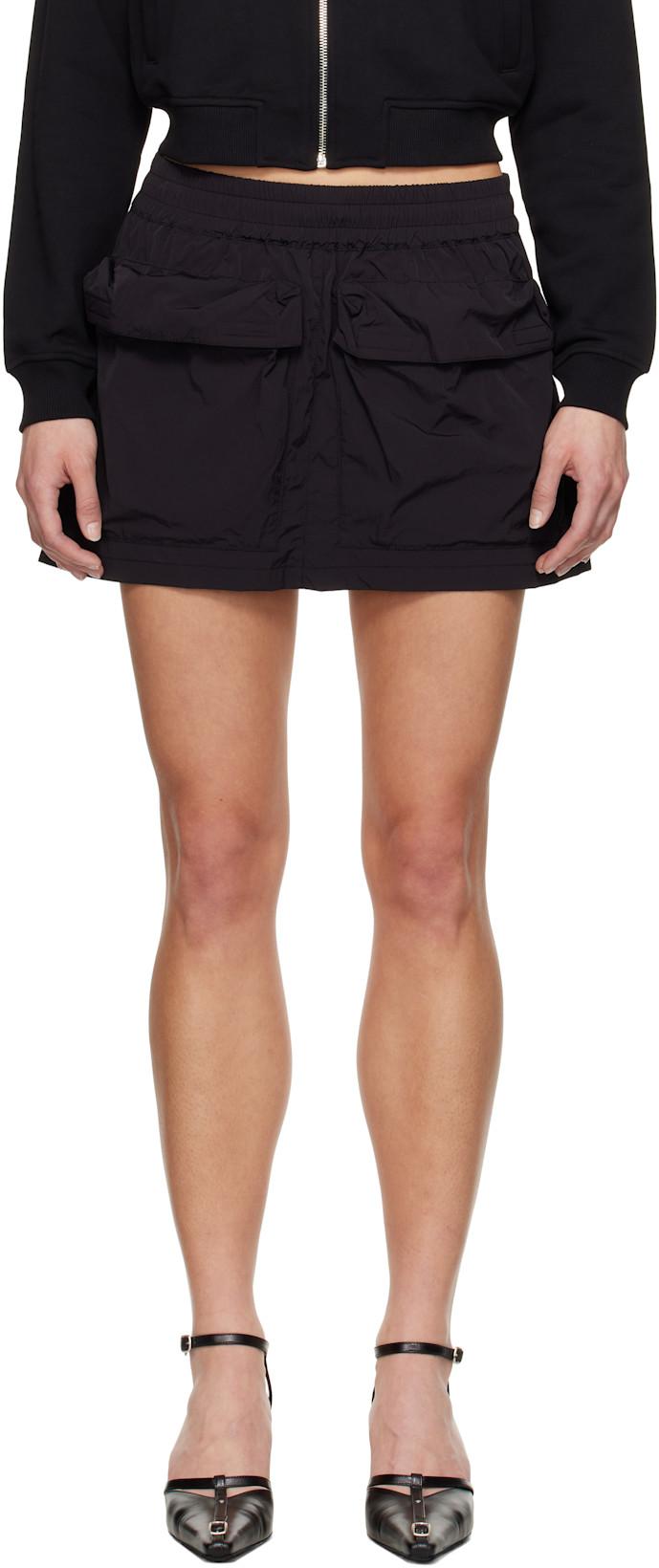 Black O-Cean Miniskirt by DIESEL
