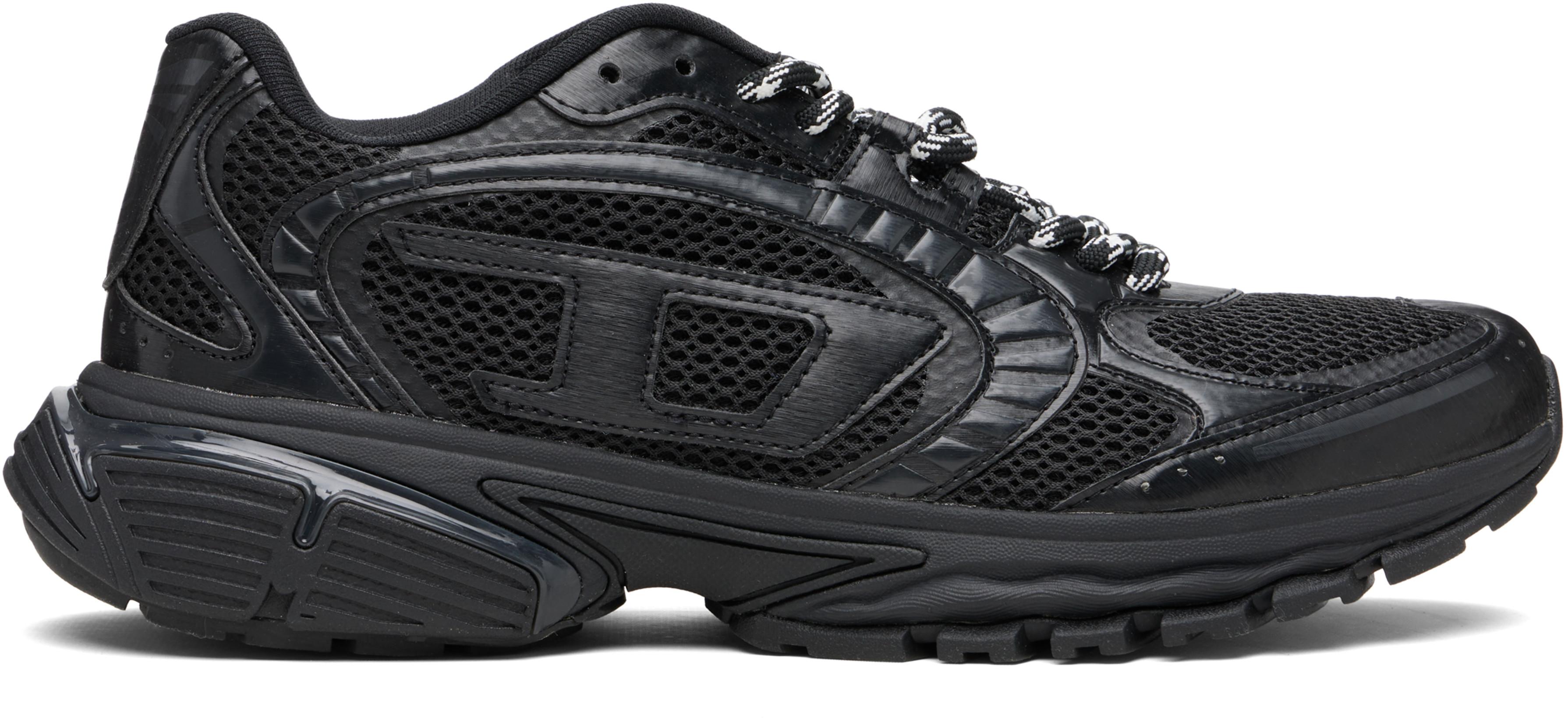 Black S-Pro-V-Dense Low Sneakers by DIESEL