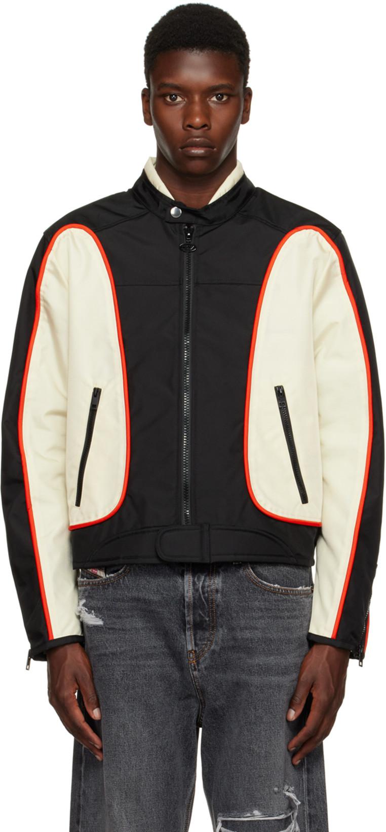 Black & White J-Blink Jacket by DIESEL | jellibeans