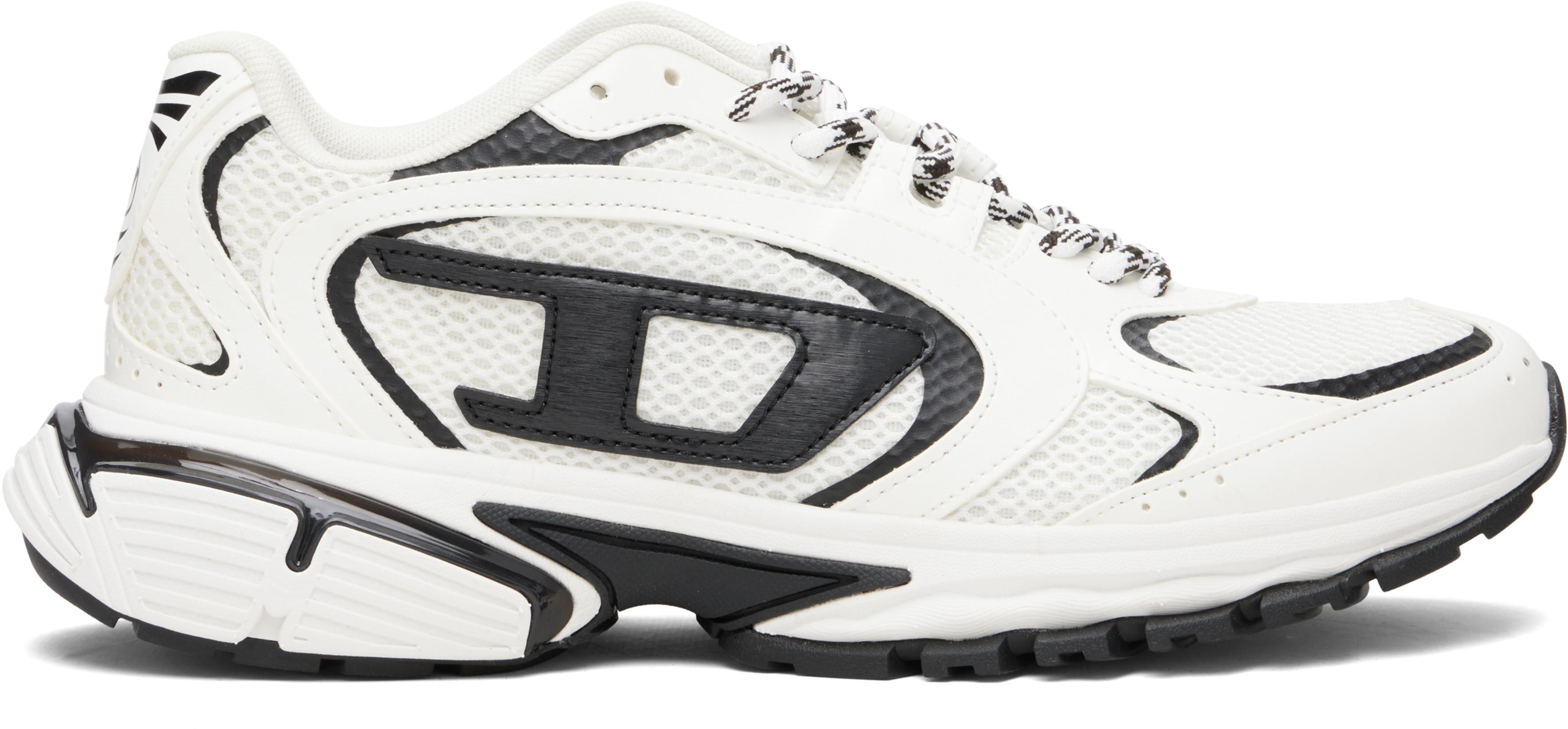 Black & White S-Pro-V-Dense Low Sneakers by DIESEL