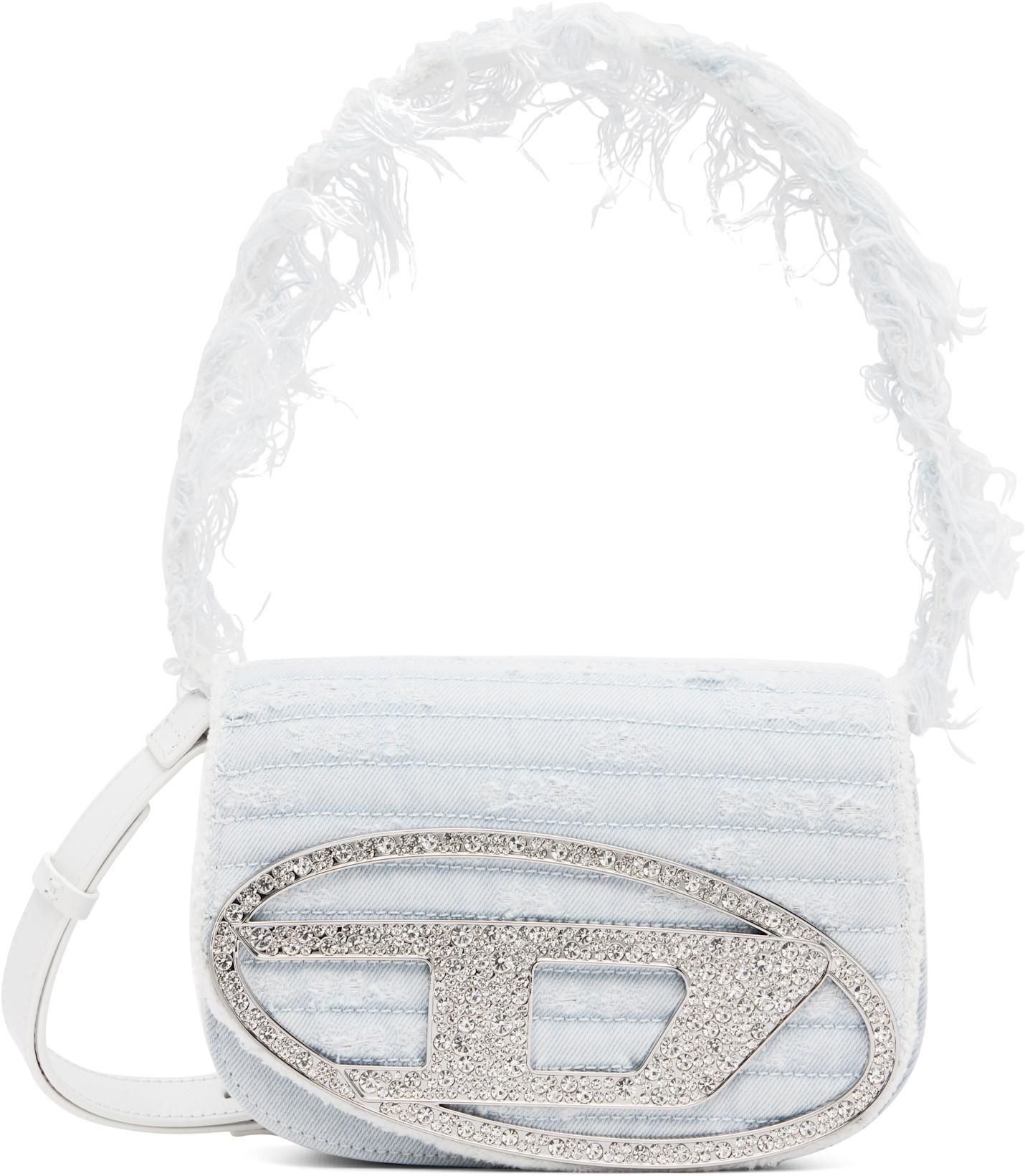 Blue 1DR-Iconic Shoulder Bag by DIESEL