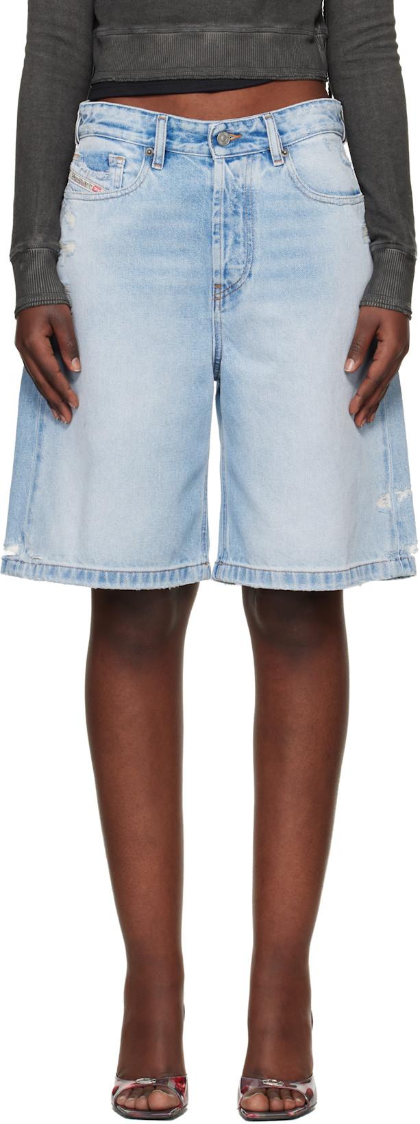 Blue De-Sire-Short Denim Shorts by DIESEL