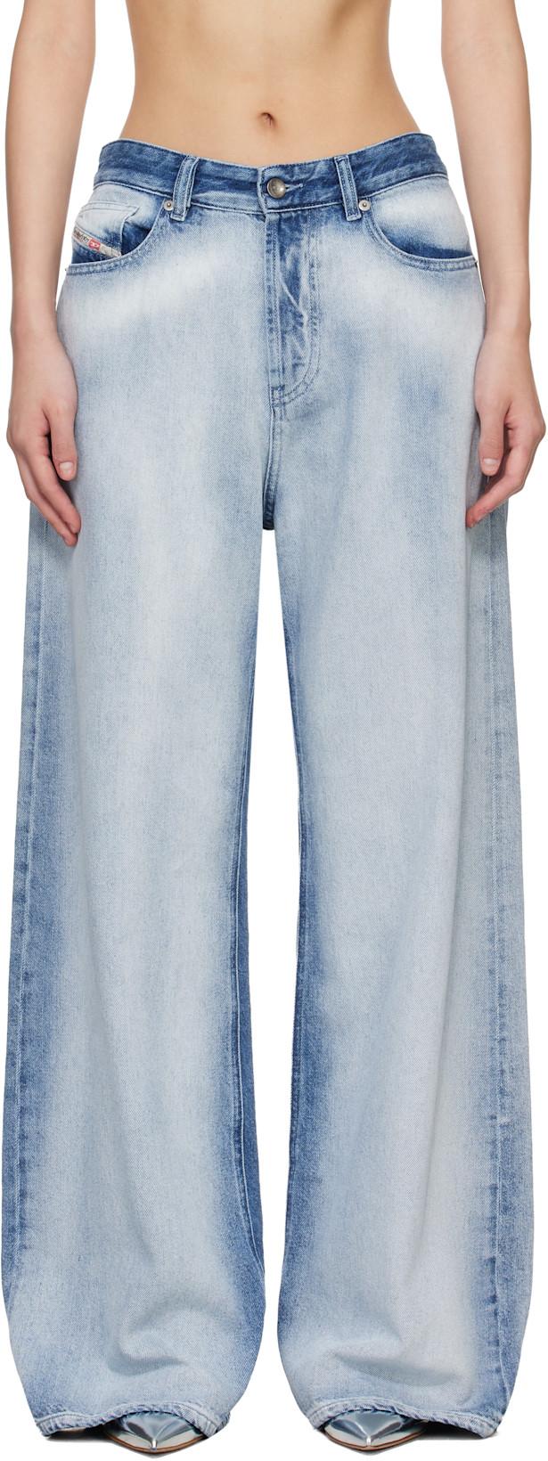 Blue Low Waist 1996 D-Sire Relaxed Jeans by DIESEL
