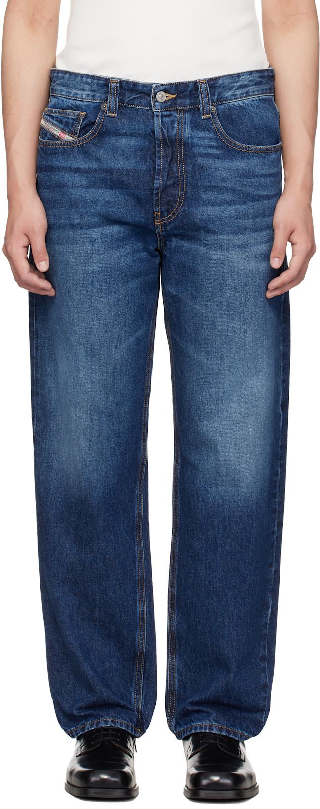 Blue Regular Waist 2024 D-Macs Jeans by DIESEL