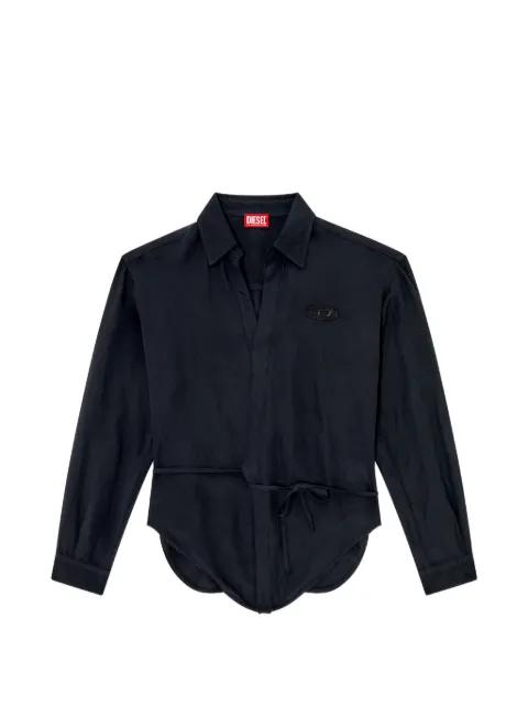 C-Delphos-S3 wrap-around shirt by DIESEL