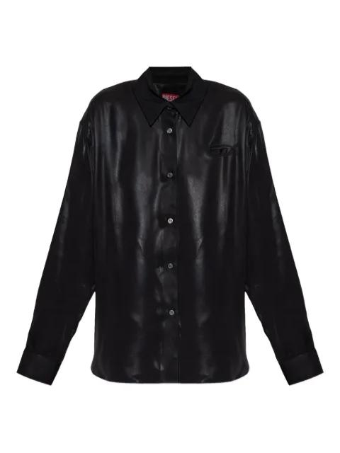 C-Simplier buttoned logo shirt by DIESEL
