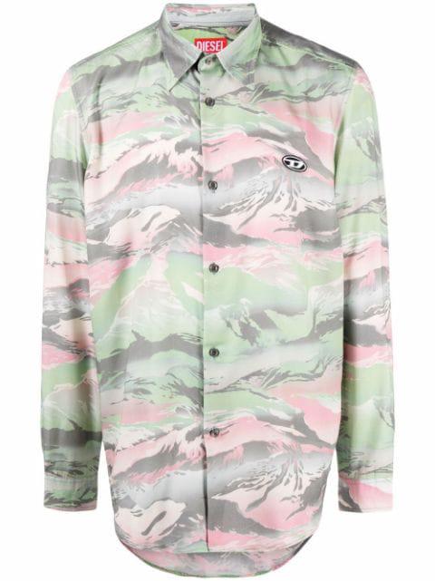 CL-S-Tucker camouflage shirt by DIESEL