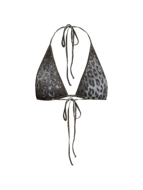 Corinne-Utlt printed triangle bikini top by DIESEL