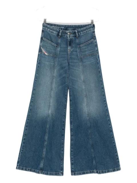 D-Akii panelled jeans by DIESEL