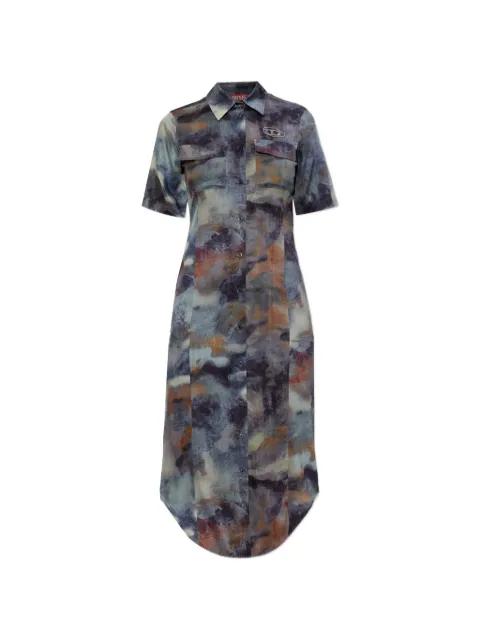 D-Ana printed midi dress by DIESEL