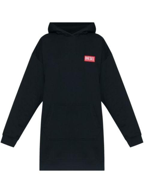 D-Boxt cotton hoodie dress by DIESEL