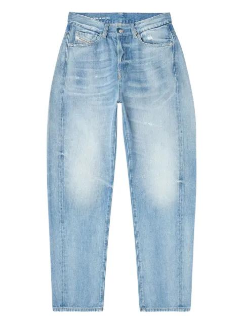 D-Ellz distressed light-wash jeans by DIESEL