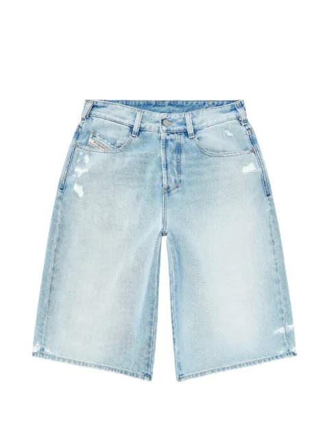 D-Enim-M distressed denim shorts by DIESEL