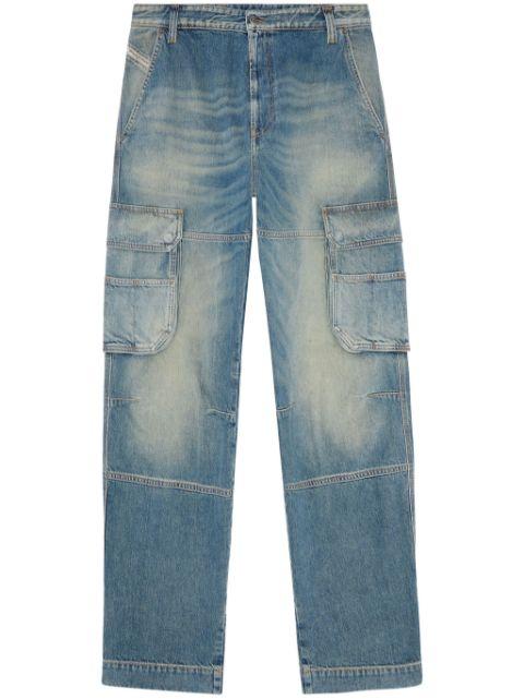 D-Fish straight-leg jeans by DIESEL