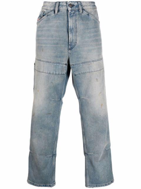 D-Franky straight-leg jeans by DIESEL