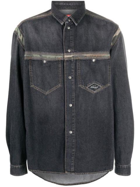 D-Hor-Fs camouflage-print shirt by DIESEL