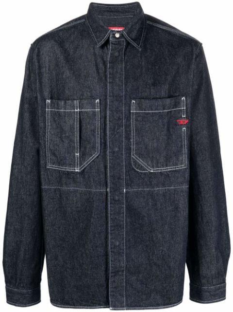 D-Hor denim work shirt by DIESEL