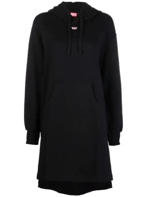 D-Ilse cotton hoodie dress by DIESEL