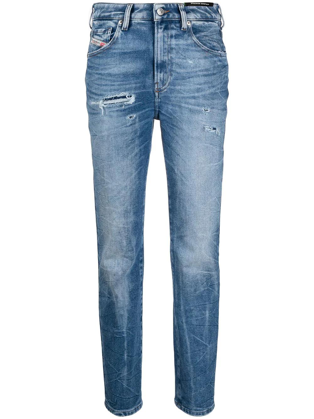 D-Joy high-waisted straight jeans by DIESEL