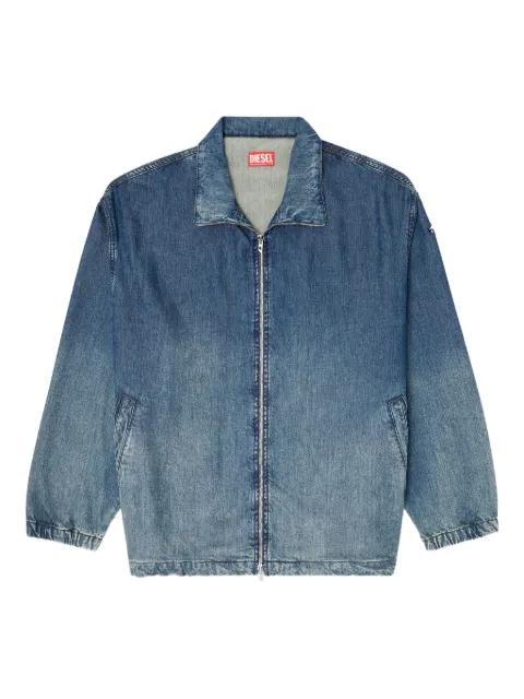 D-Krap-S6 zip-fastening denim jacket by DIESEL
