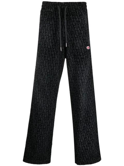 D-Martians denim track pants by DIESEL
