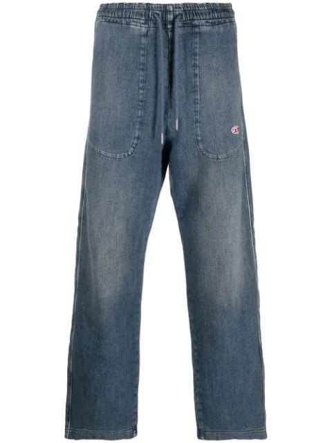 D-Martians straight-leg Joggjeans by DIESEL
