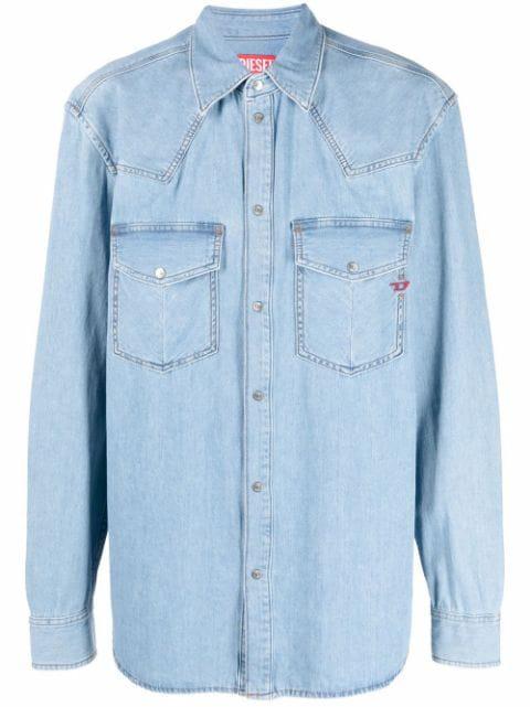 D-Ocean Western denim shirt by DIESEL
