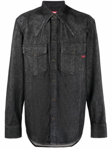 D-Ocean dark denim shirt by DIESEL