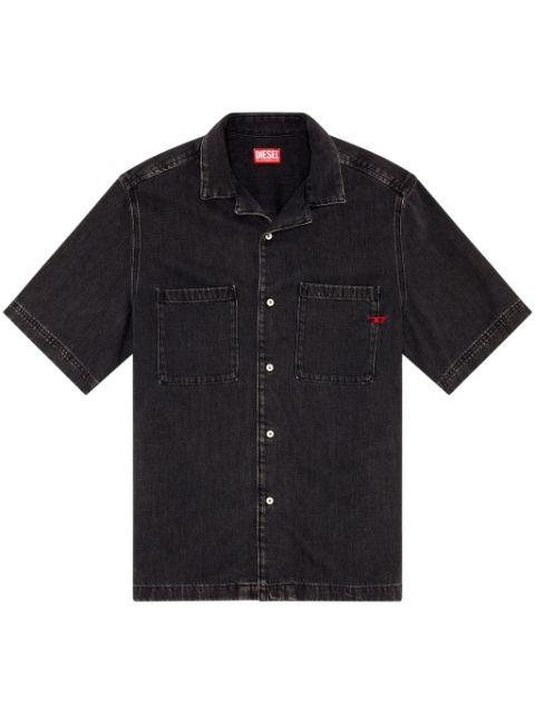 D-Paroshort short-sleeved denim shirt by DIESEL