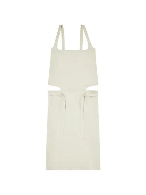 D-Sana square-neck tie-strap midi dress by DIESEL