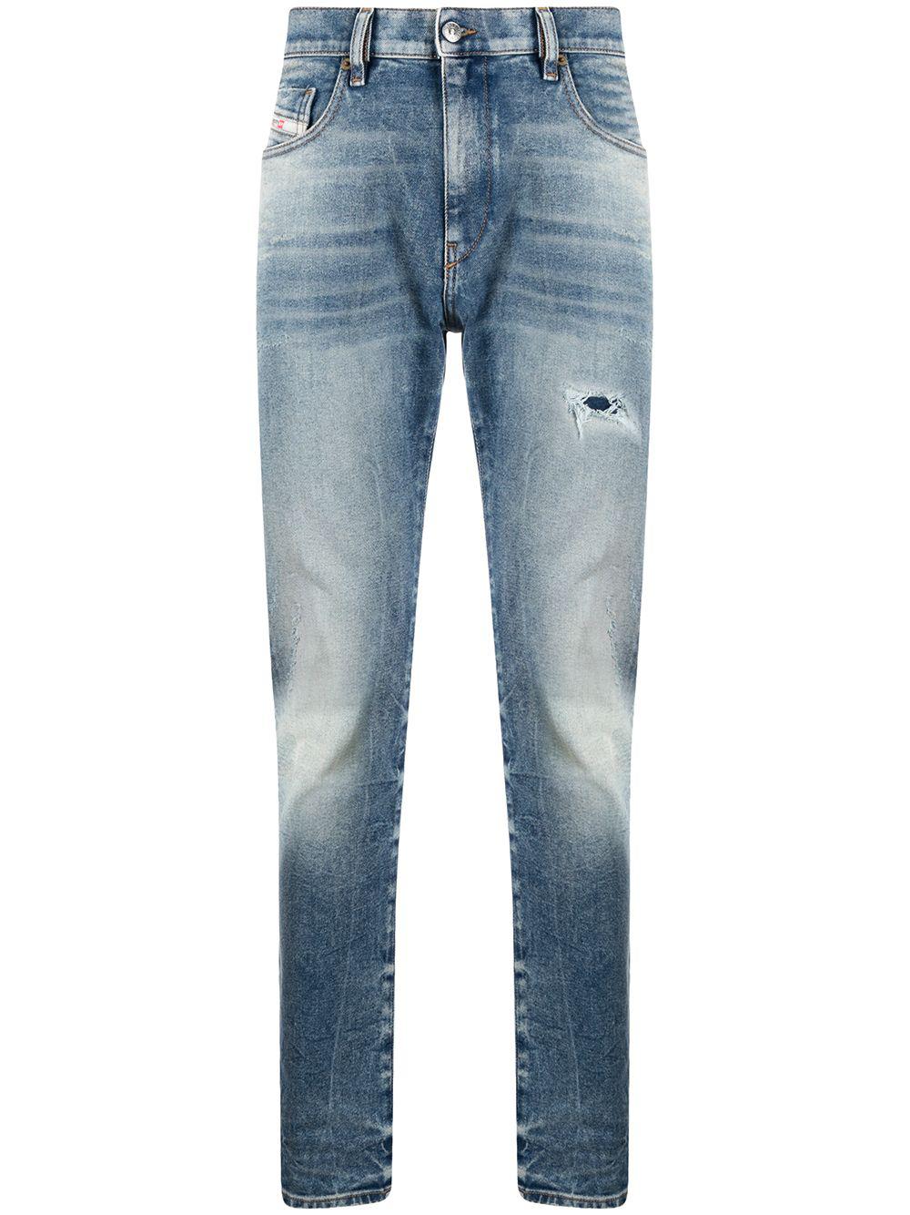 D-Strukt mid-rise slim-fit jeans by DIESEL
